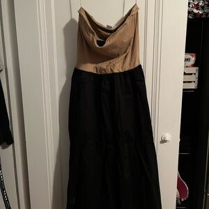 GAP Black and Tan Maxi Skirt